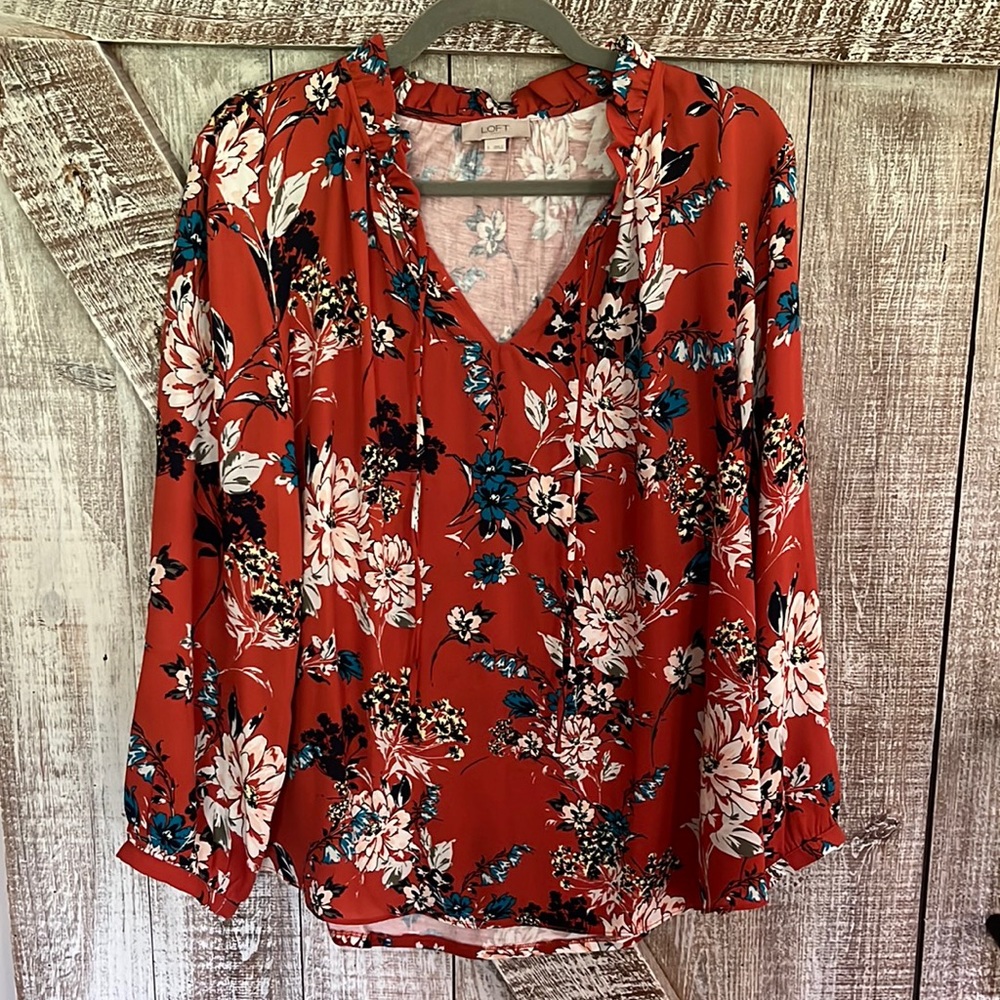 LOFT top. Size large.